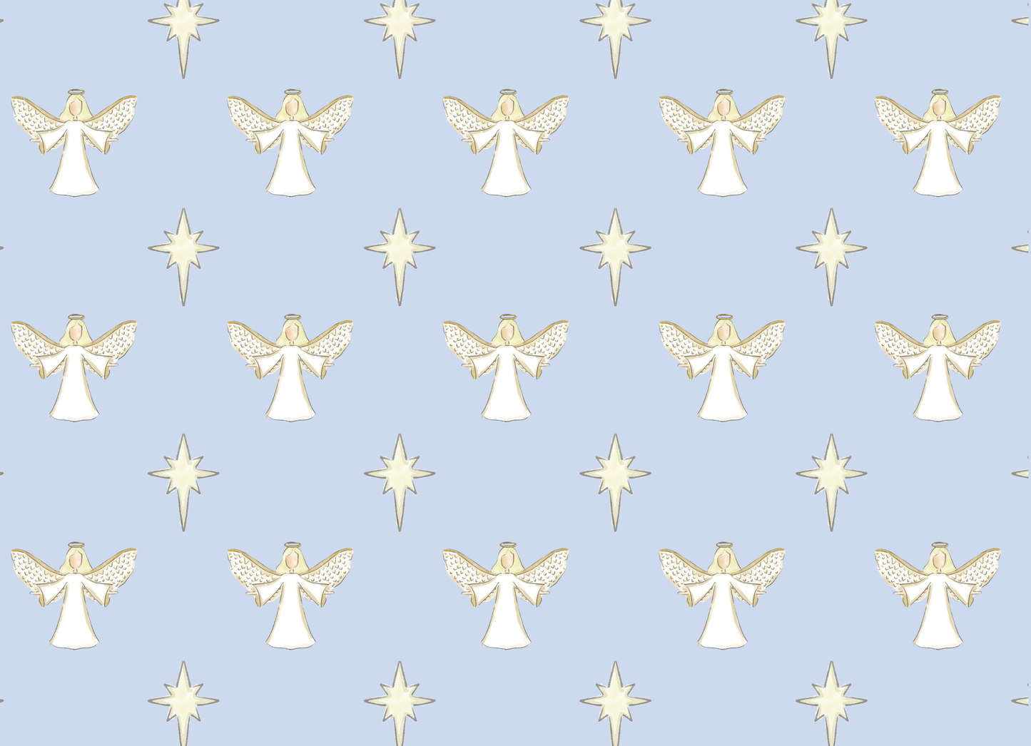 Nativity Three Photo Blue