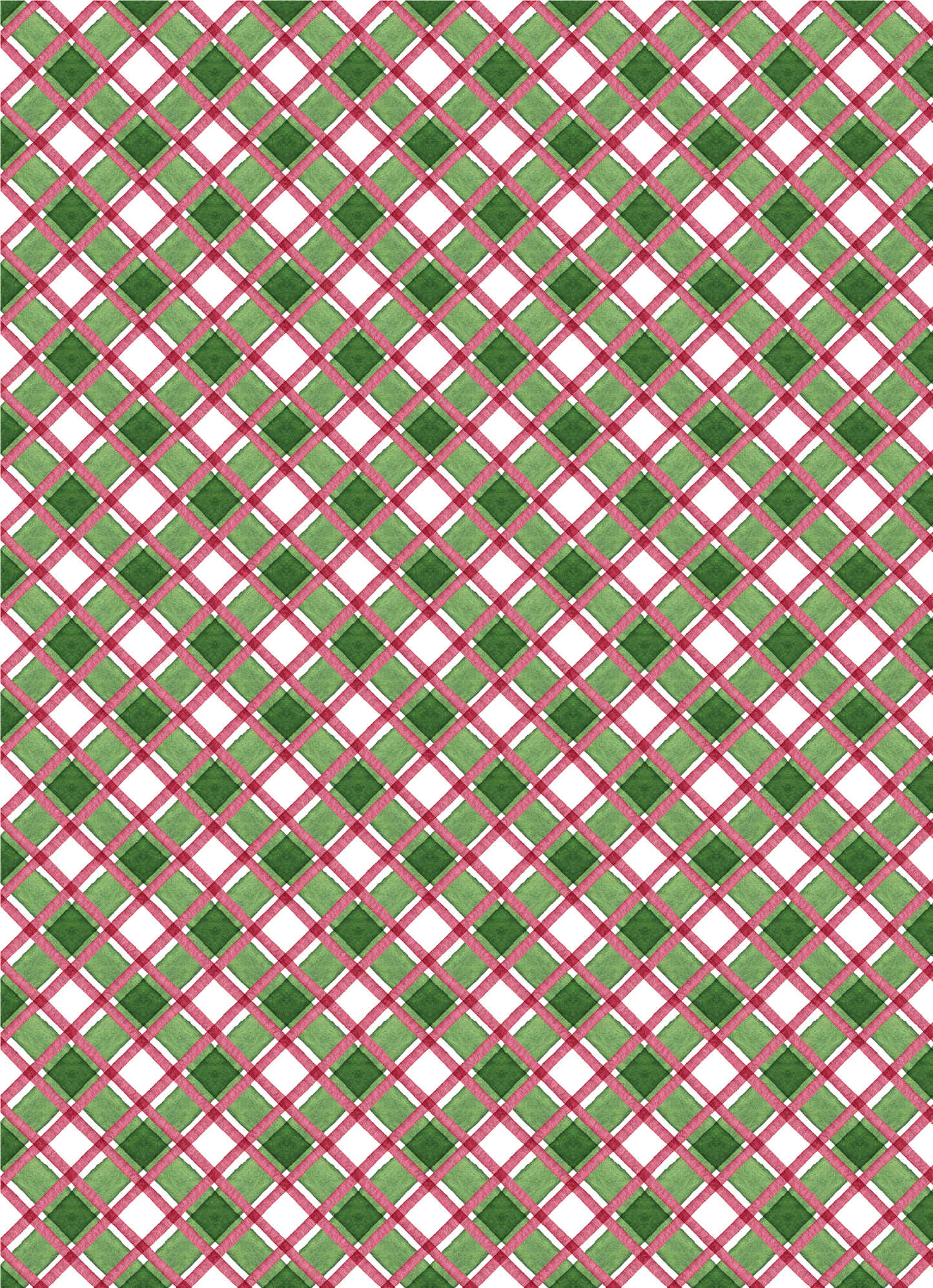 Burgundy and Green Tree