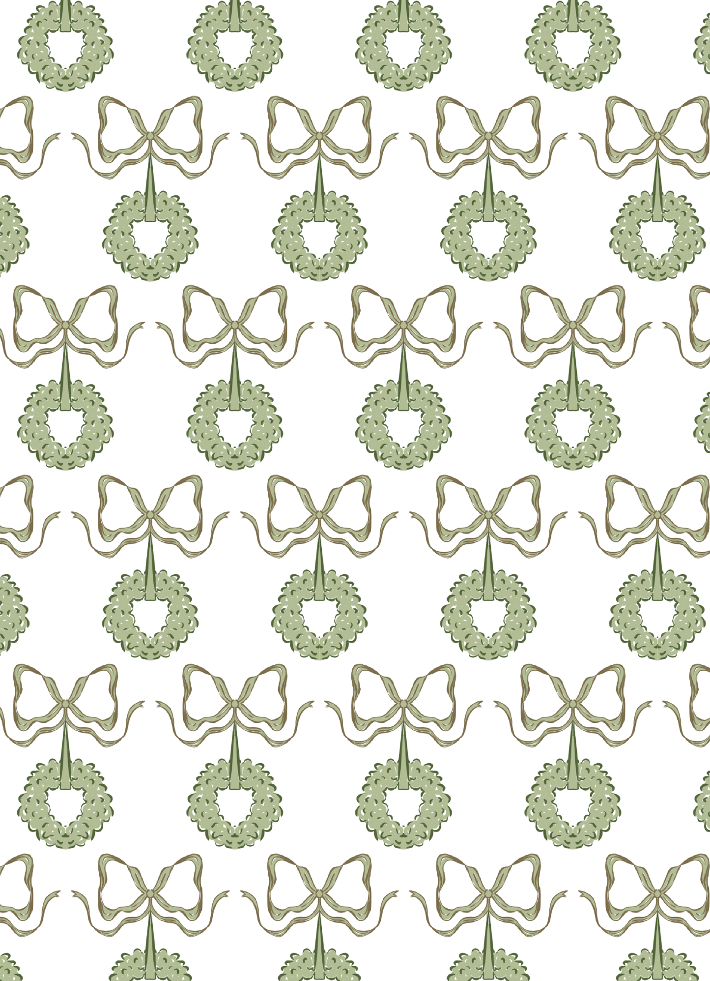 Green Monochrome Garland