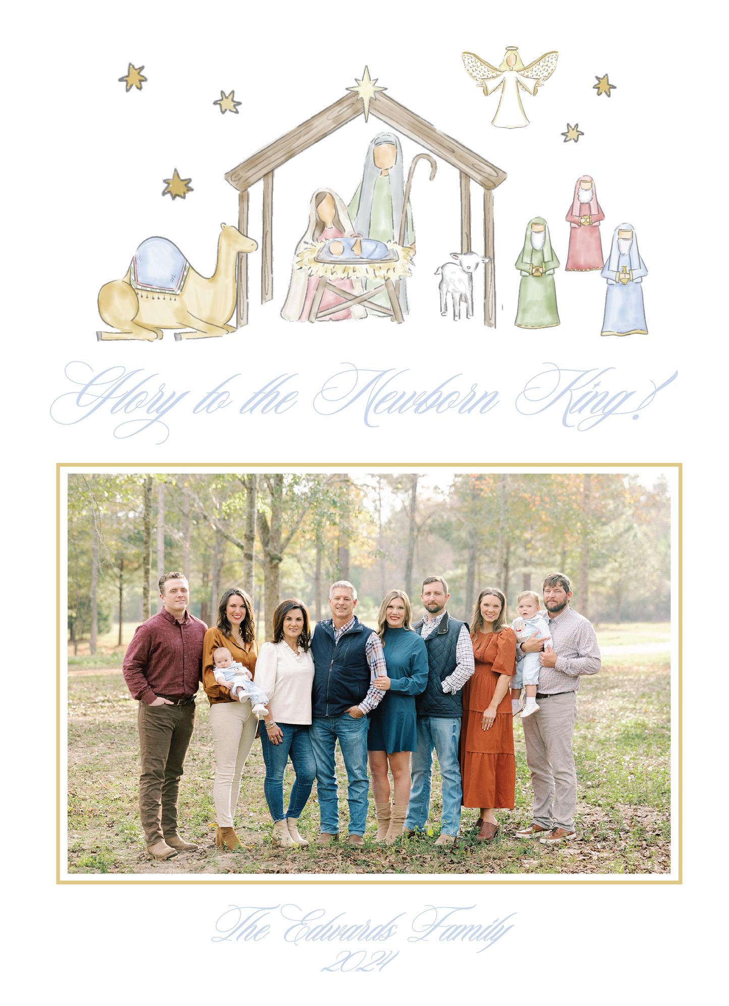 Nativity Blue