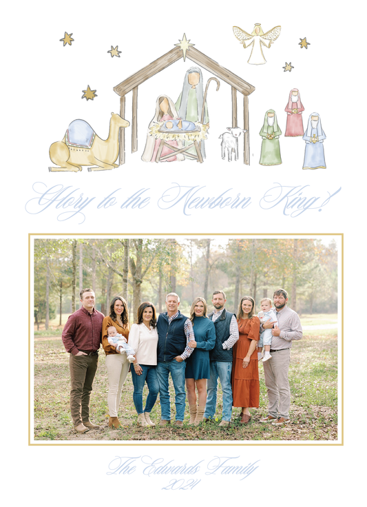 Nativity Blue