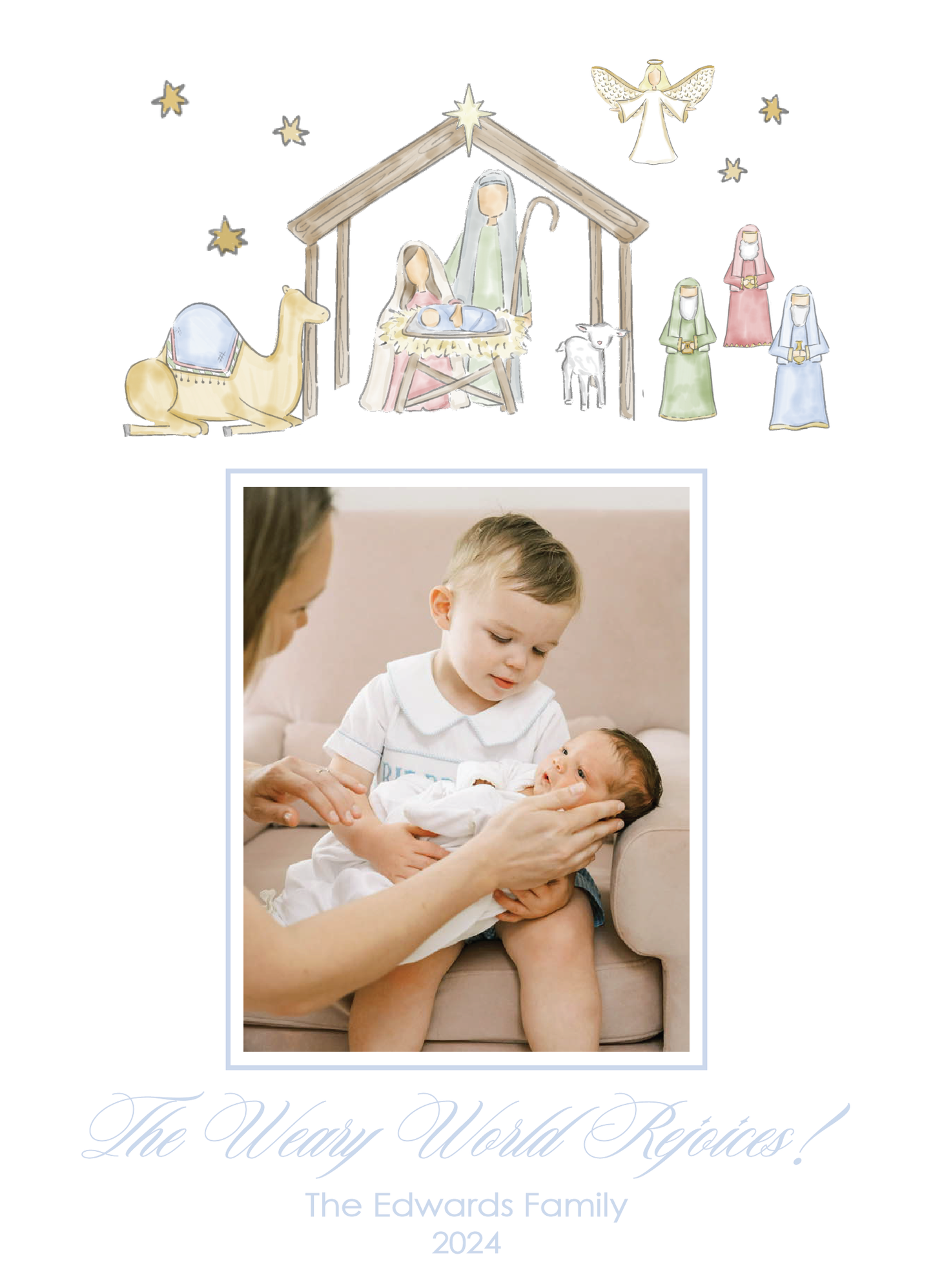 Nativity Blue