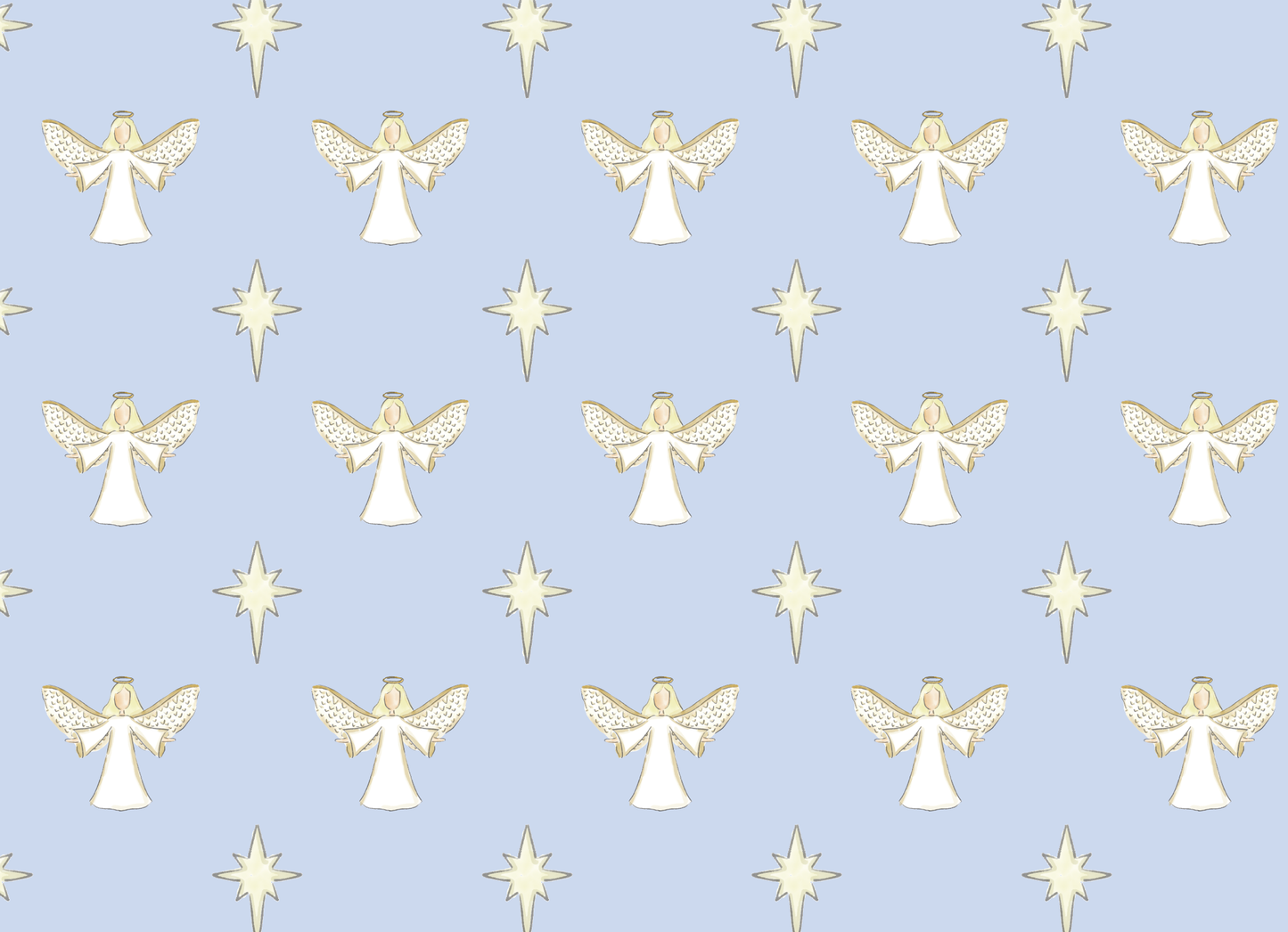 Nativity Landscape Blue