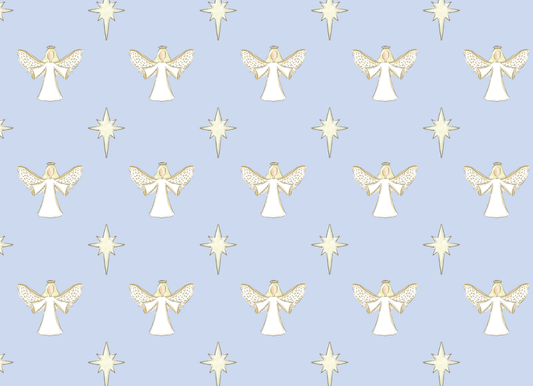 Nativity Landscape Blue