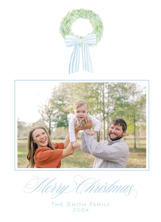 Blue Coastal Wreath