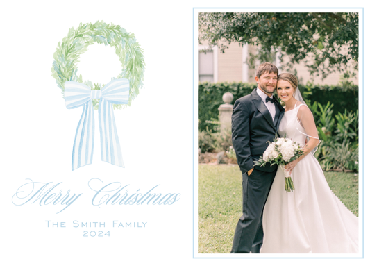 Blue Coastal Wreath Landscape