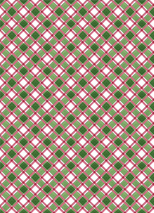 Burgundy and Green Tree