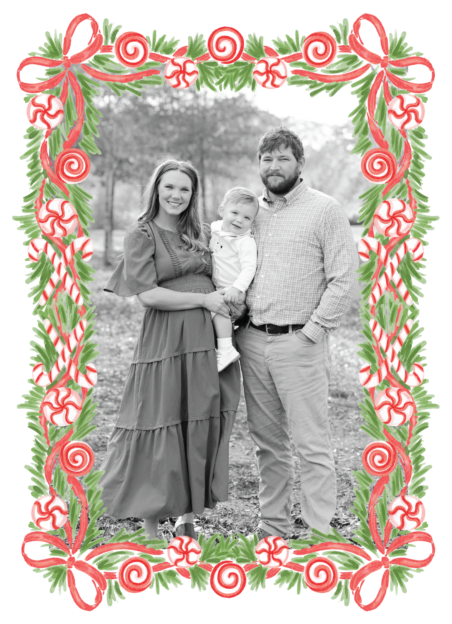 Candy Cane Frame