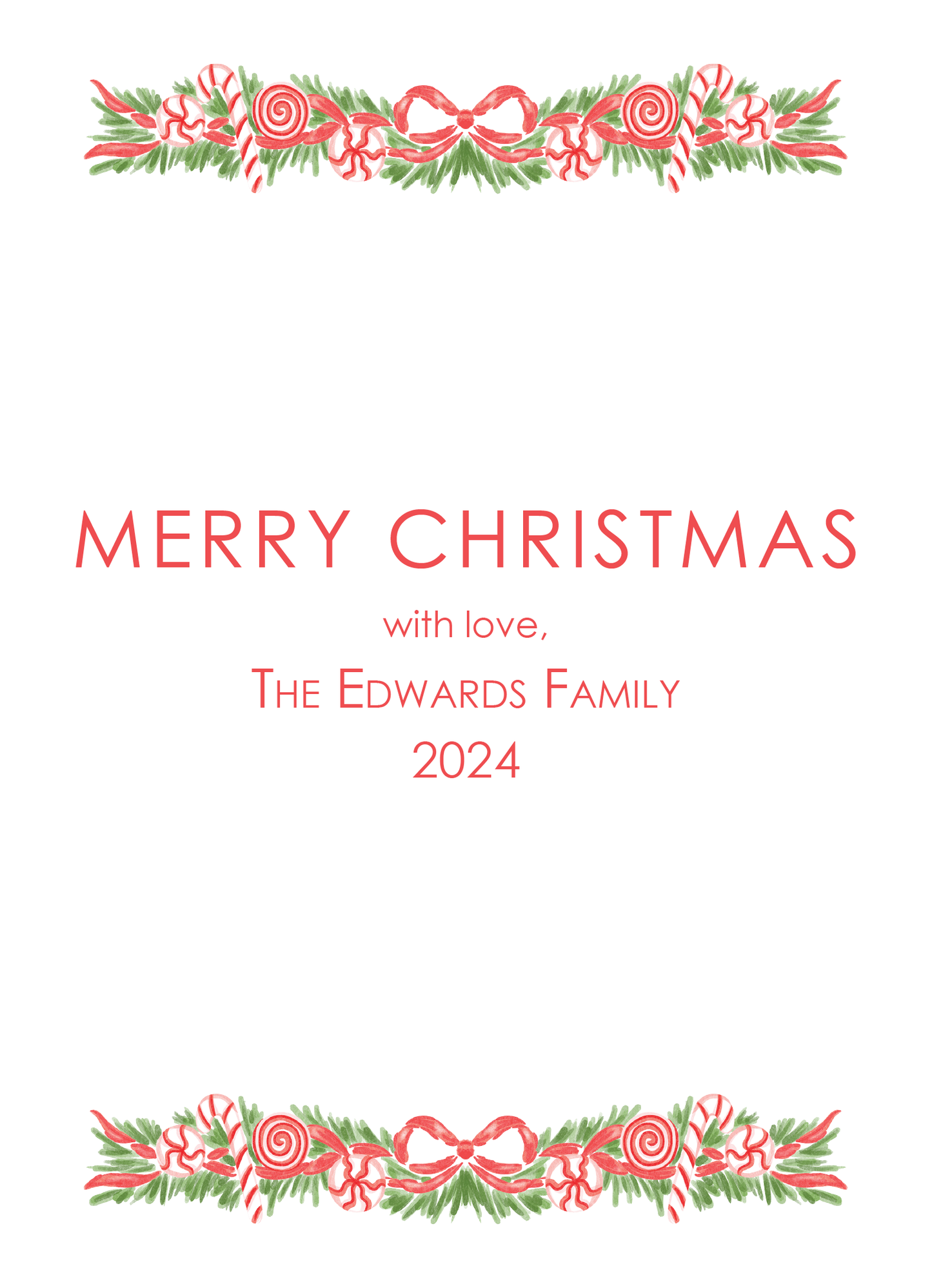 Candy Cane Frame