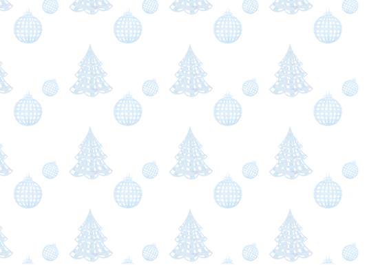Blue Gingham Landscape
