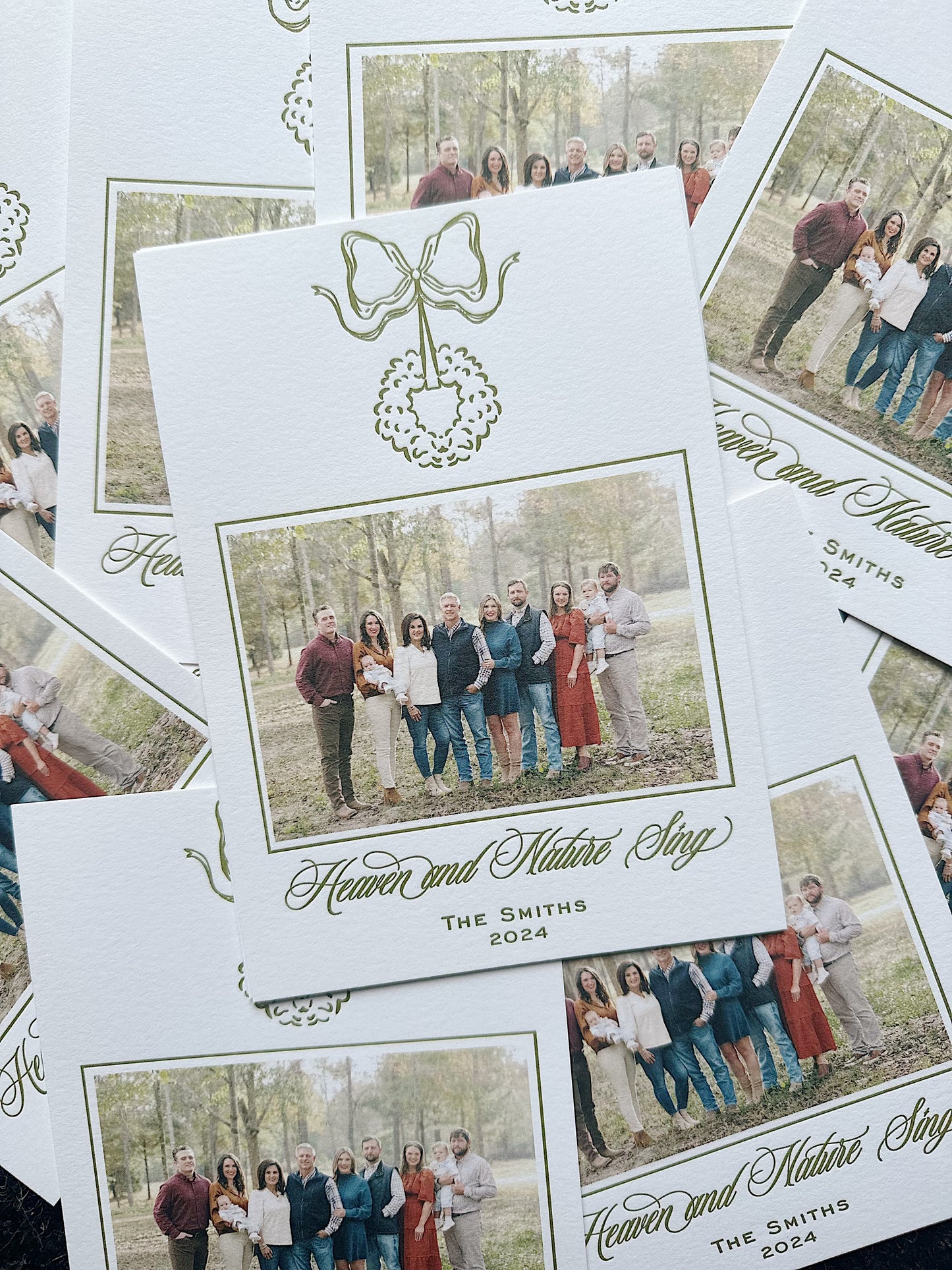 Letterpress Wreath *luxury*