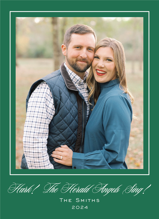 Green Background Card