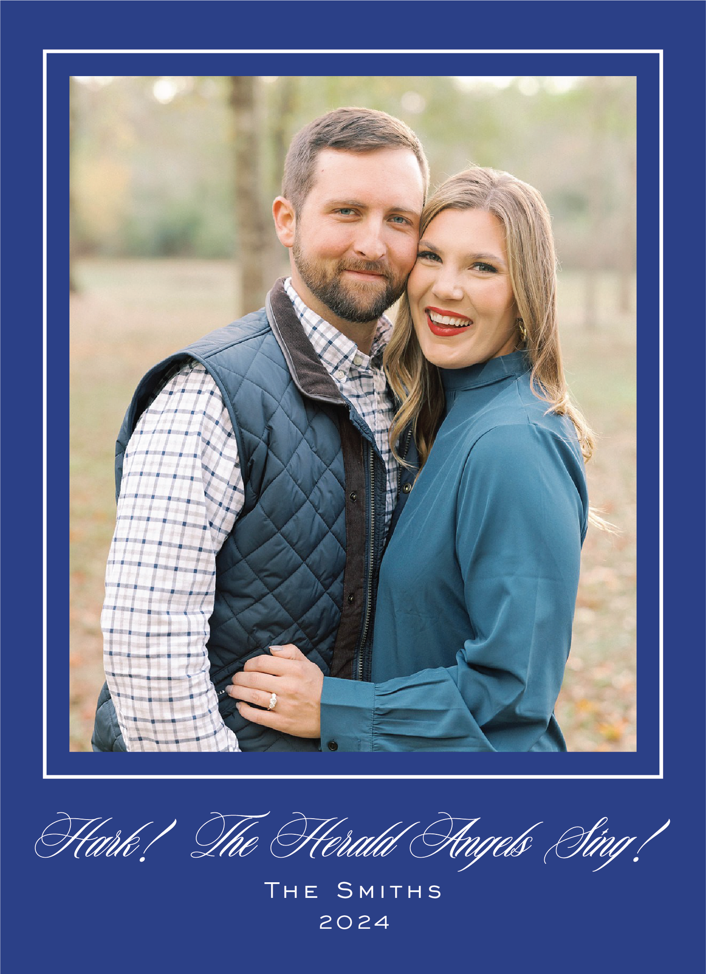 Blue Background Card