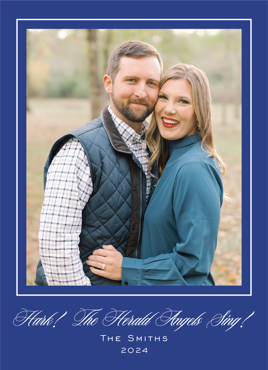 Blue Background Card